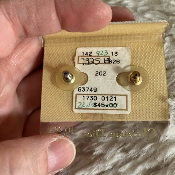 Christian Dior new old stock rhinestone earrings - Picture 3 of 4